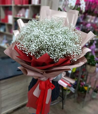Букет цветов из: Гипсофила в Митькино