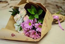Букет цветов из:  Розы и Хризантемы #REPLACE_PRED# Митькино