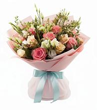 Букет цветов из:  Розы и Лизиантусы #REPLACE_PRED# Митькино